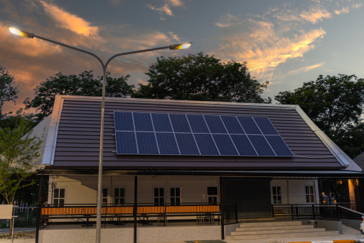Utility solar farm